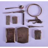 ASSORTED ANTIQUE SILVER. 200 grams approx. (qty)