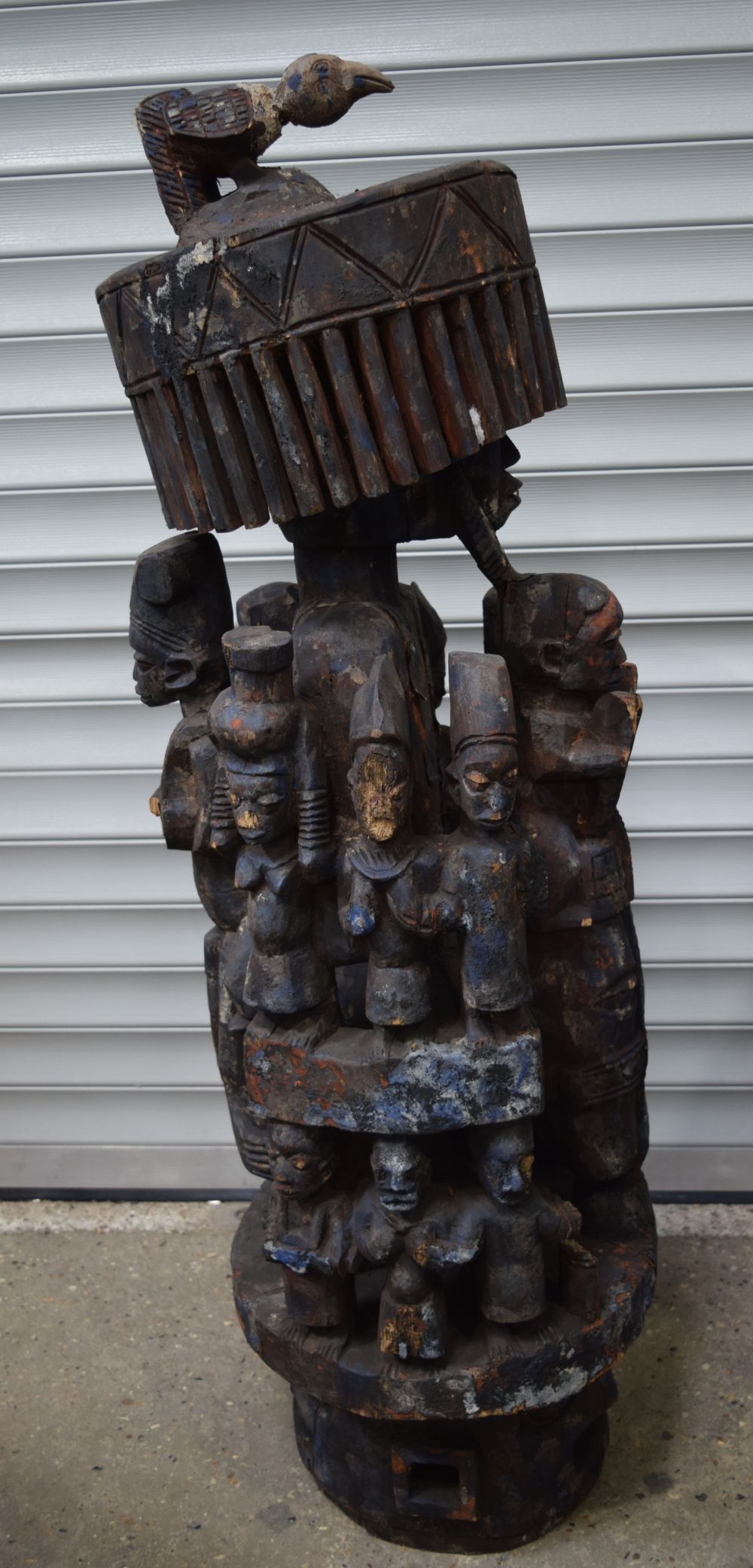 From a German collection, an African tribal Yoruba EPA mask. 144 x 50cm - Image 5 of 8