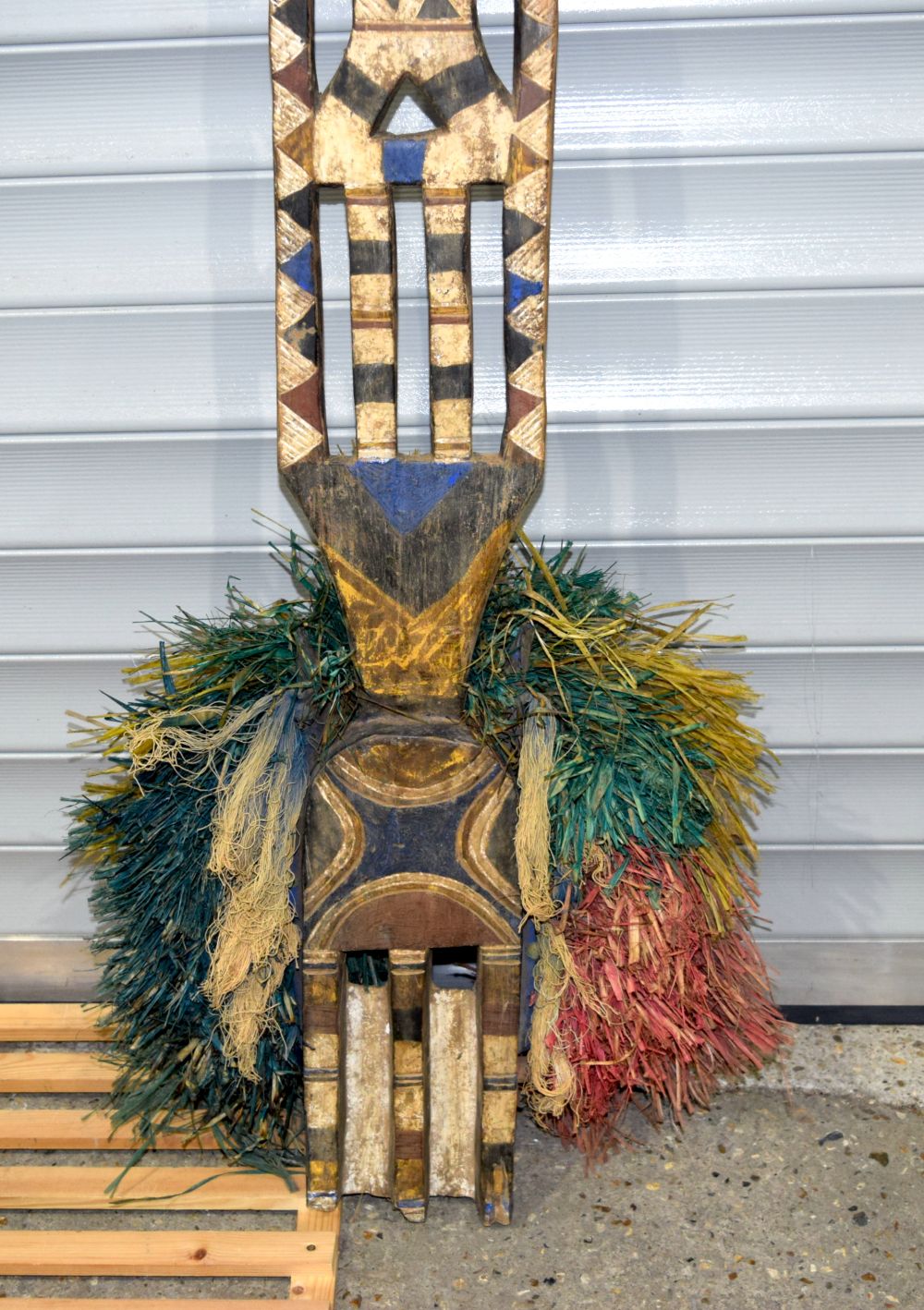 An African tribal Dogon Sirige mask. 184cm - Image 4 of 5