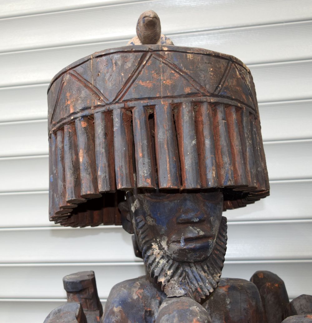From a German collection, an African tribal Yoruba EPA mask. 144 x 50cm - Image 2 of 8