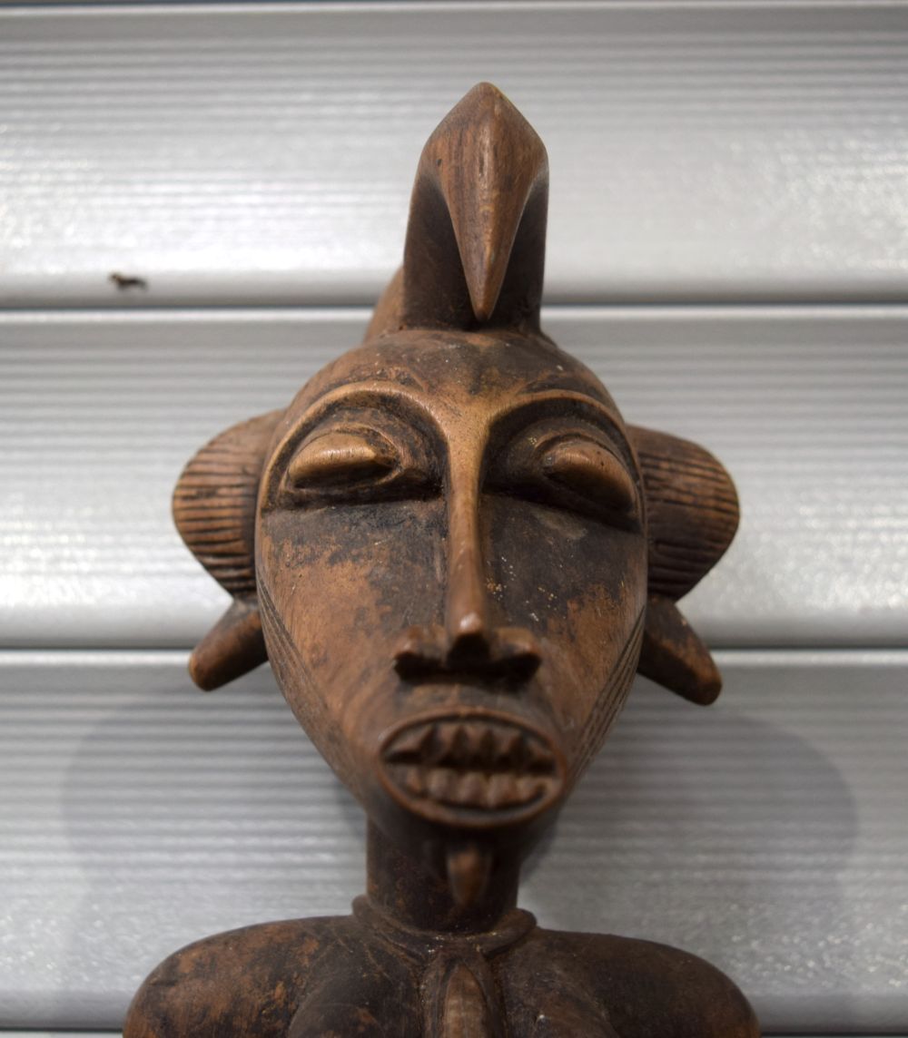 An African tribal Senufo Tefalapitya staff. 170 x 14cm - Image 4 of 7