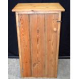 A small pine cabinet 86 x 52 x 41cm.