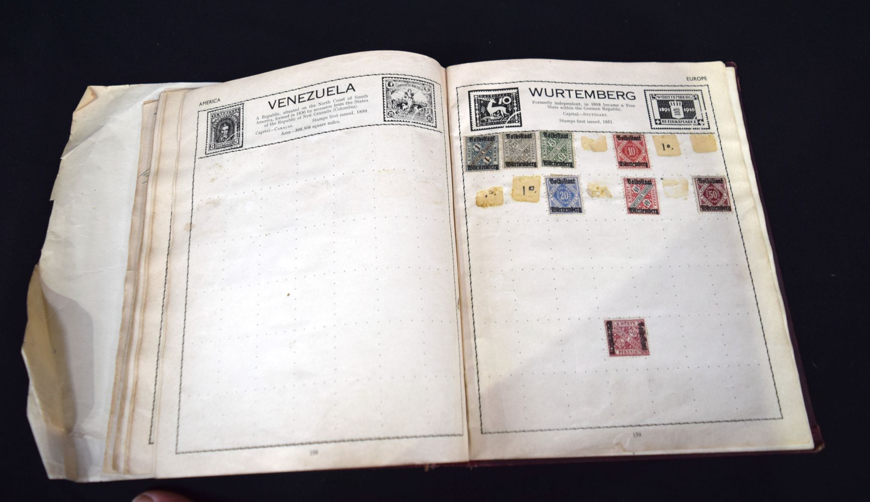 A stamp album containing world wide stamps. (Qty) - Image 4 of 7