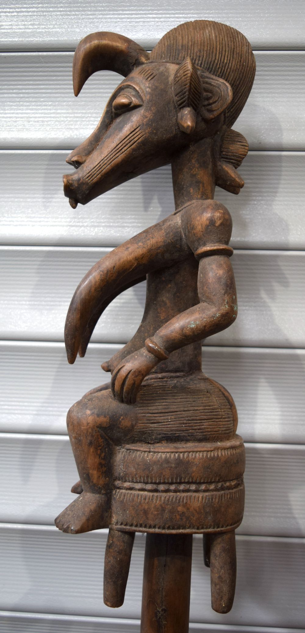 An African tribal Senufo Tefalapitya staff. 170 x 14cm - Image 5 of 7