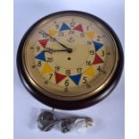 A CONTEMPORARY RAF FUSEE WALL CLOCK. 36 cm wide.