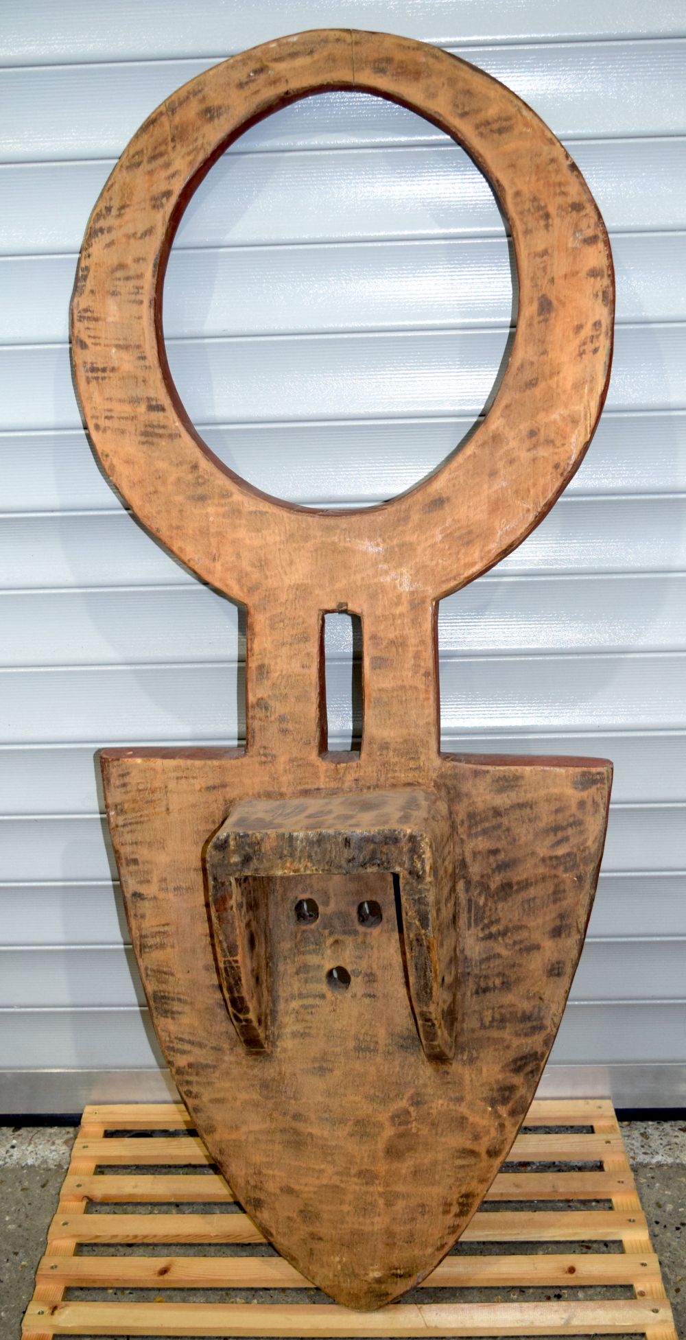 An African tribal Nafana Bedu mask. 134 x 55cm - Image 2 of 3