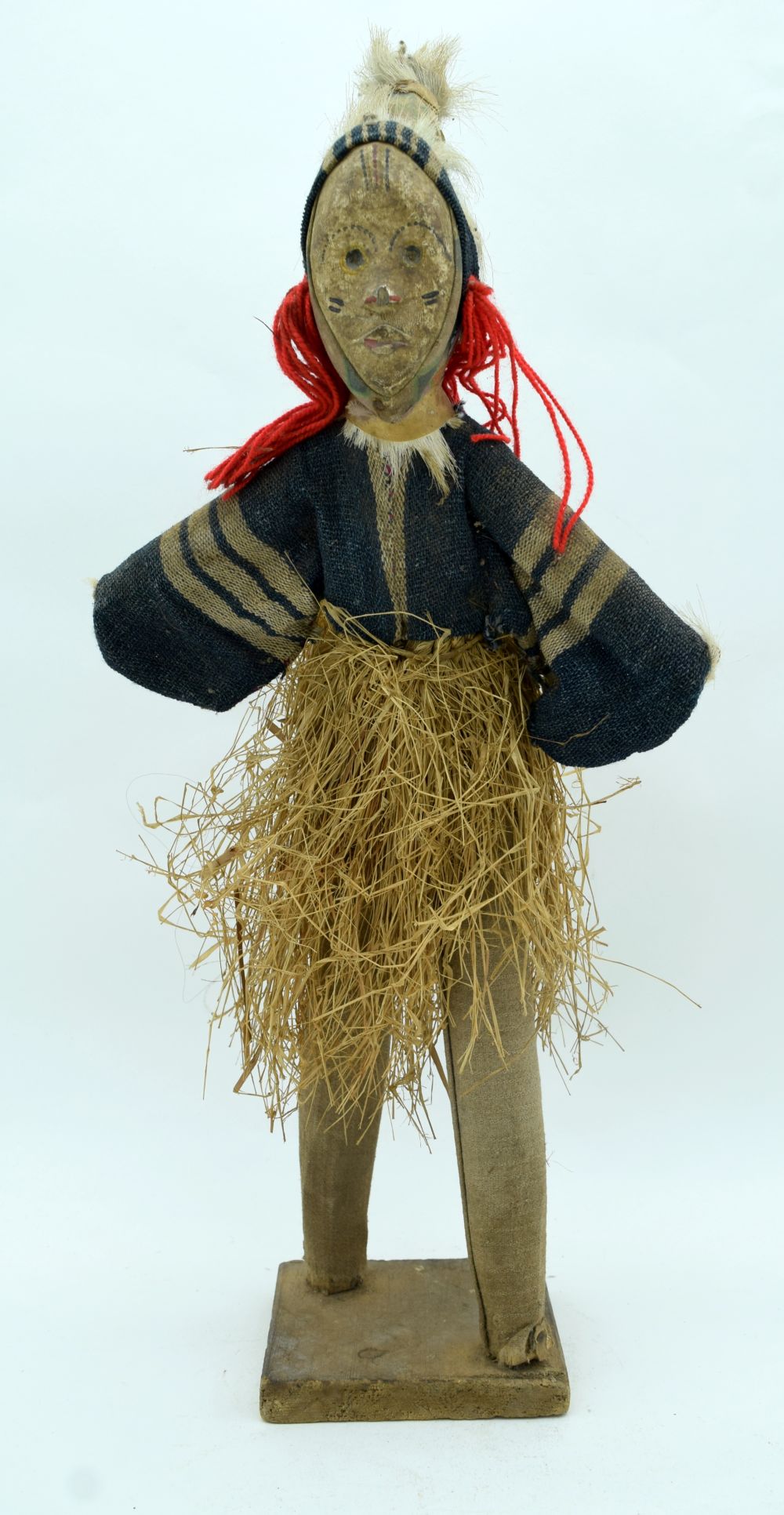 An African tribal Dan Stilt Danker trophy doll. 46cm