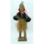 An African tribal Dan Stilt Danker trophy doll. 46cm