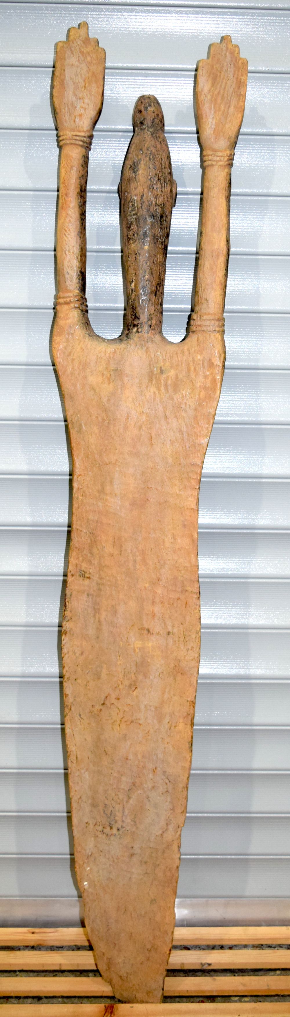 An African tribal rare Dogon Nommo ancestral board. 163 x 30cm - Image 5 of 5