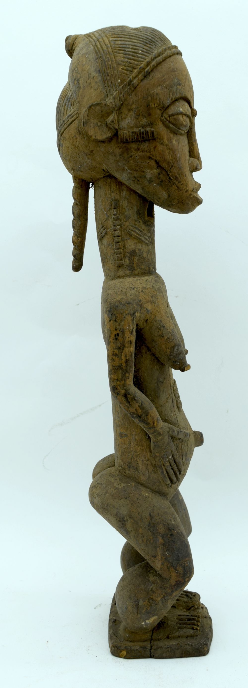 An African tribal Baule figure. 48cm - Image 4 of 4