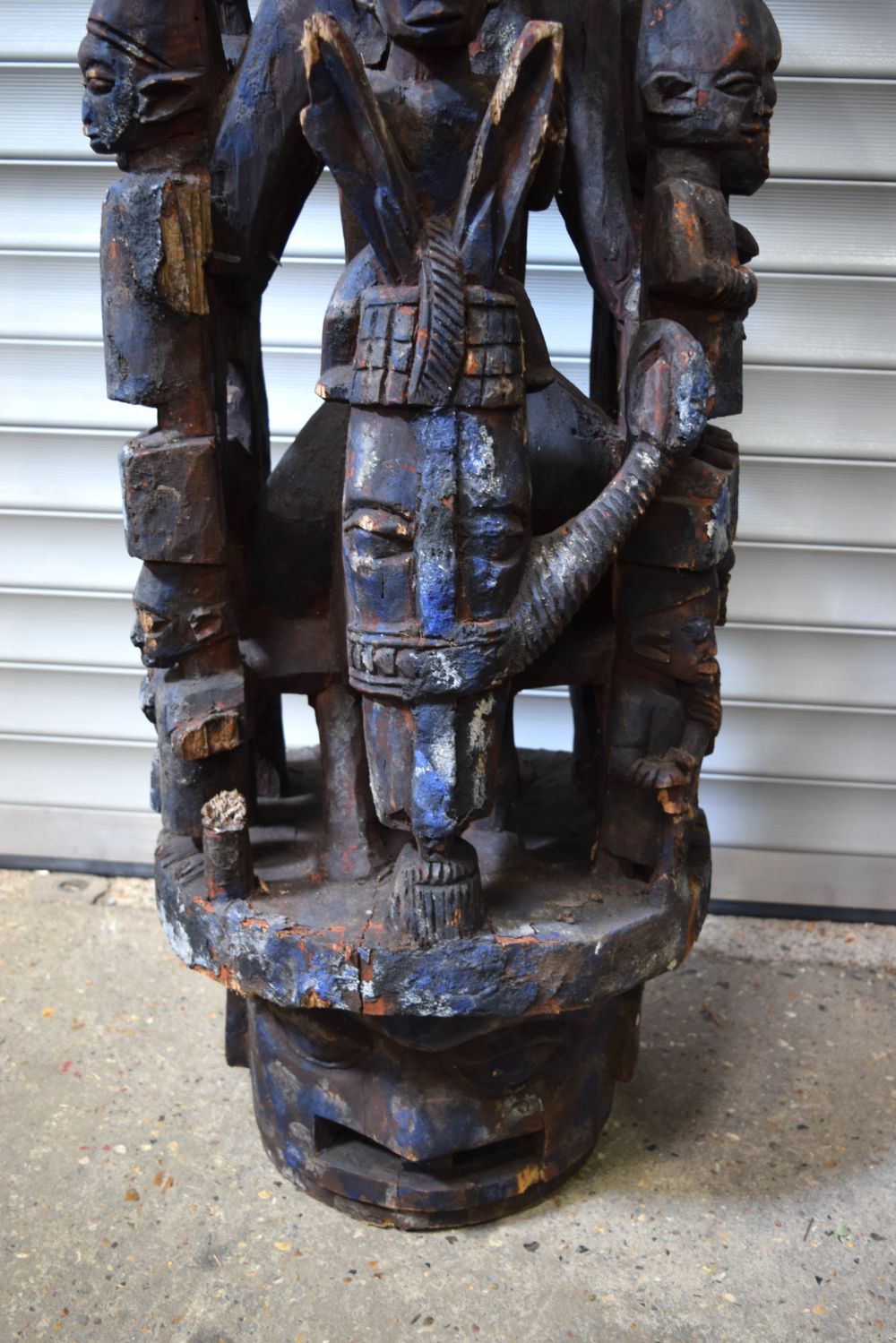 From a German collection, an African tribal Yoruba EPA mask. 144 x 50cm - Image 4 of 8