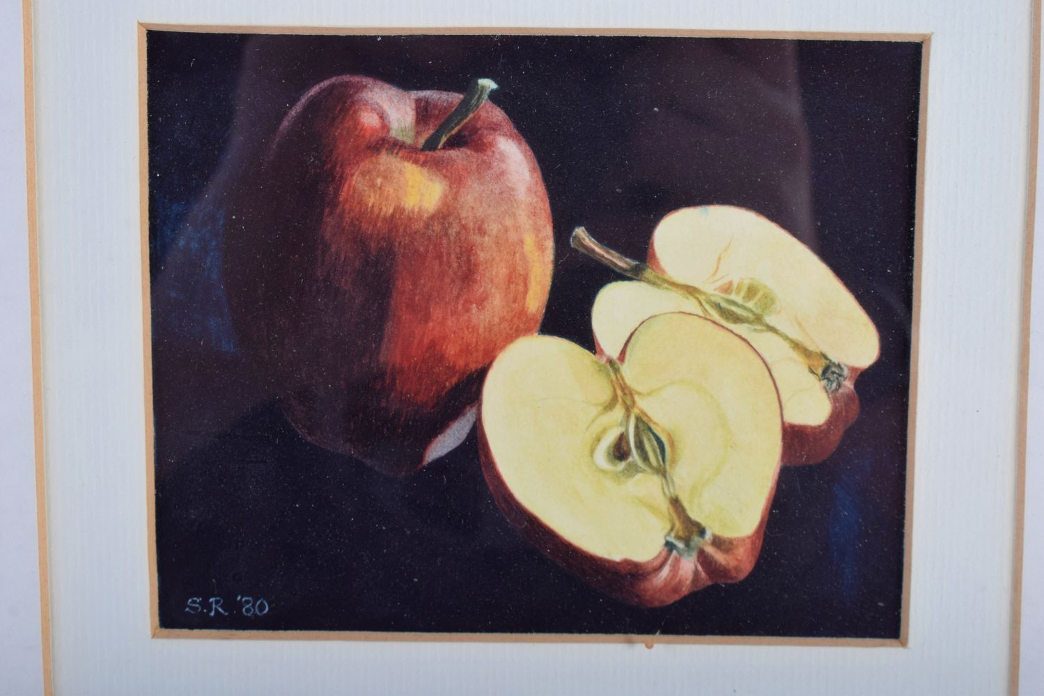 S read (C1980) Watercolour, Apples. Image 11 cm x 14 cm. - Bild 2 aus 5