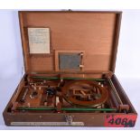 A LARGE VINTAGE SCIENTIFIC PHILIP HARRIS LTD MAGNETIC FLUX INVESTIGATION KIT with assorted fittings.