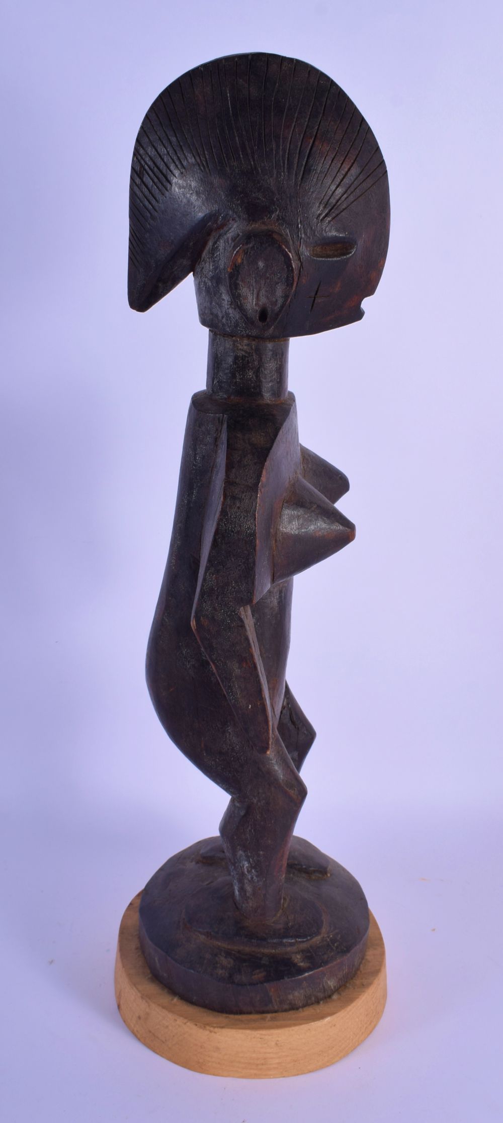 A TRIBAL AFRICAN BAMANA FERTILITY FIGURE. 49 cm high. - Image 3 of 5