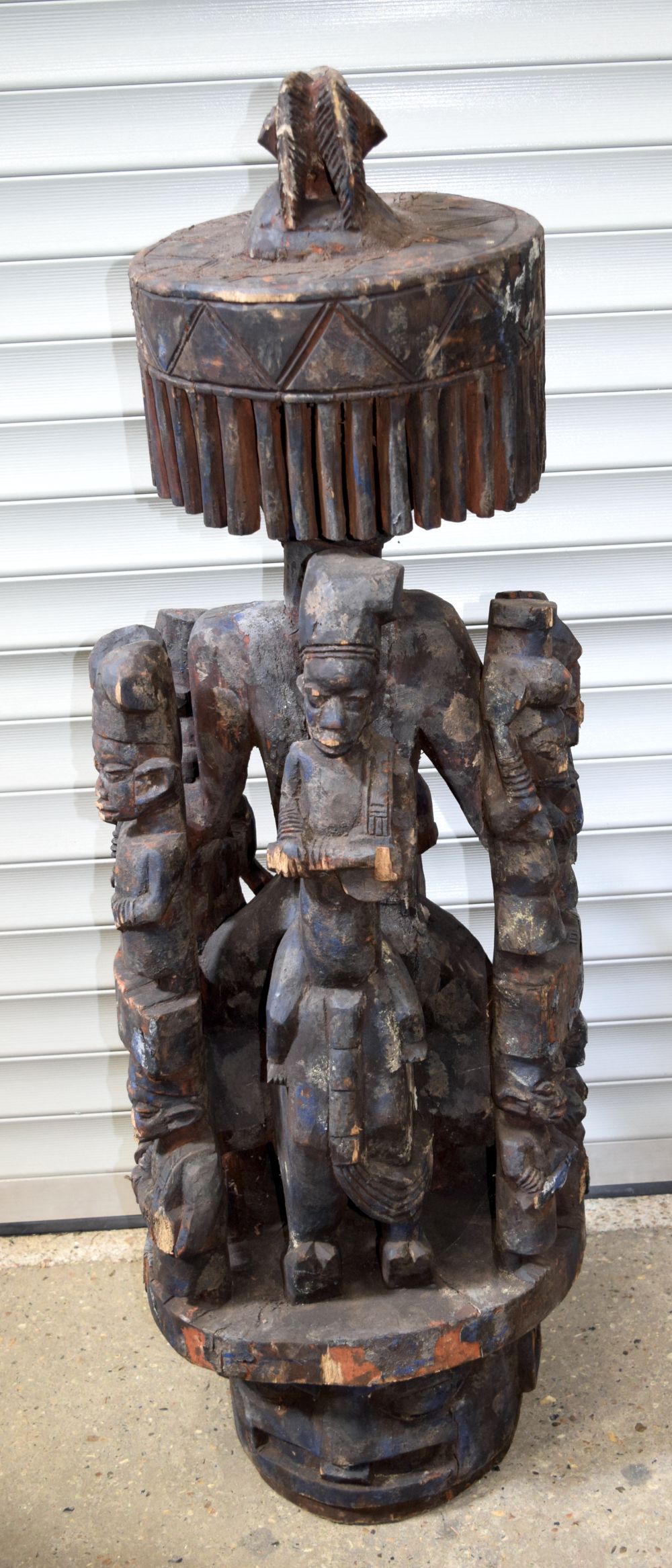 From a German collection, an African tribal Yoruba EPA mask. 144 x 50cm - Image 6 of 8