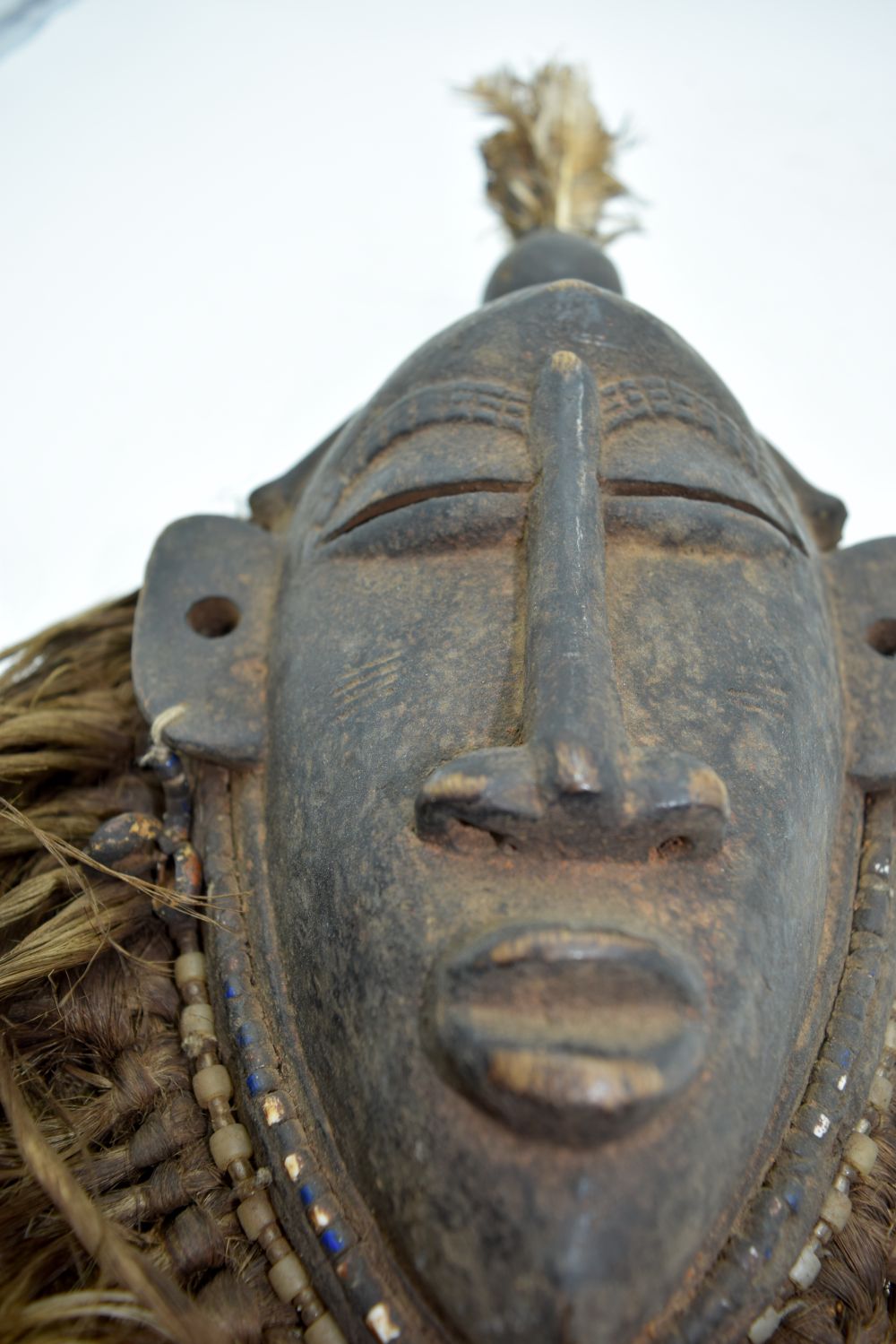 An African tribal Senufo Kpelie mask. 62cm - Image 6 of 6