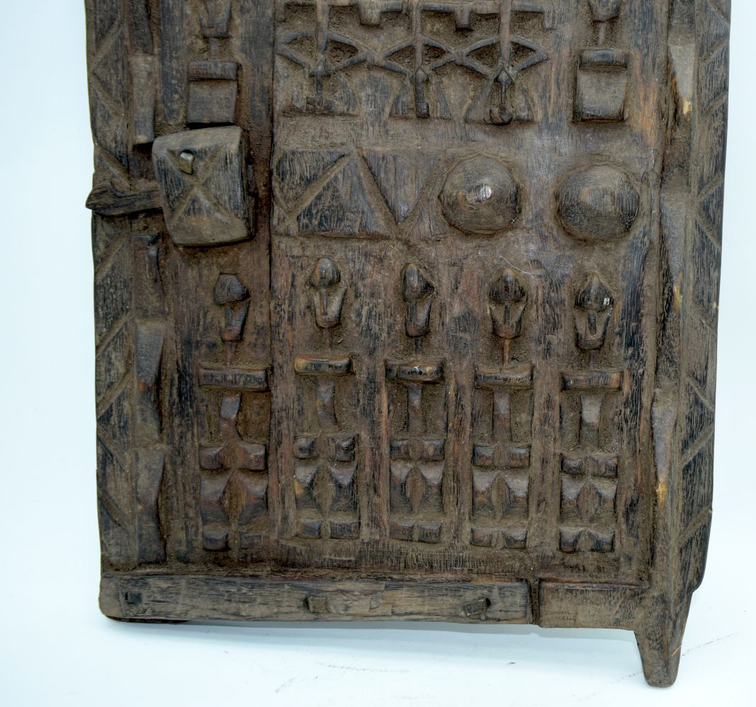 An African tribal decorative Dogon door. 36 x 26cm - Image 2 of 4