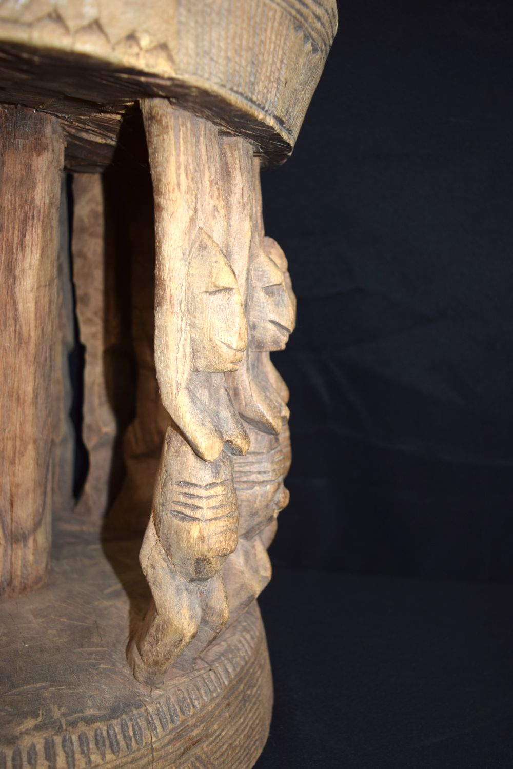 An African tribal Dogon stool. from the Hendrick de Roy Collection 42 x 36cm - Image 4 of 7