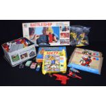 A collection of vintage Lego, games & Thunderbird models. (Qty)