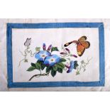 Chinese School (19th Century) 11 x Pith Papers, Watercolour, Insects & Foliage. Each pith 24 cm x 15