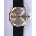 A 14CT GOLD LUCIEN PICARD WRISTWATCH. 24 grams overall. Dial 3.5 cm x 3 cm.