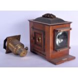 AN ANTIQUE MAGIC LANTERN. 25 cm x 35 cm.