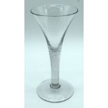 An antique glass 21cm.