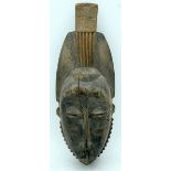 An African Baule Tribal mask 42cm .