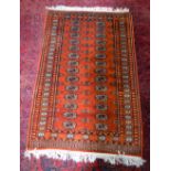 A Persian rug 158 x 98 cm.