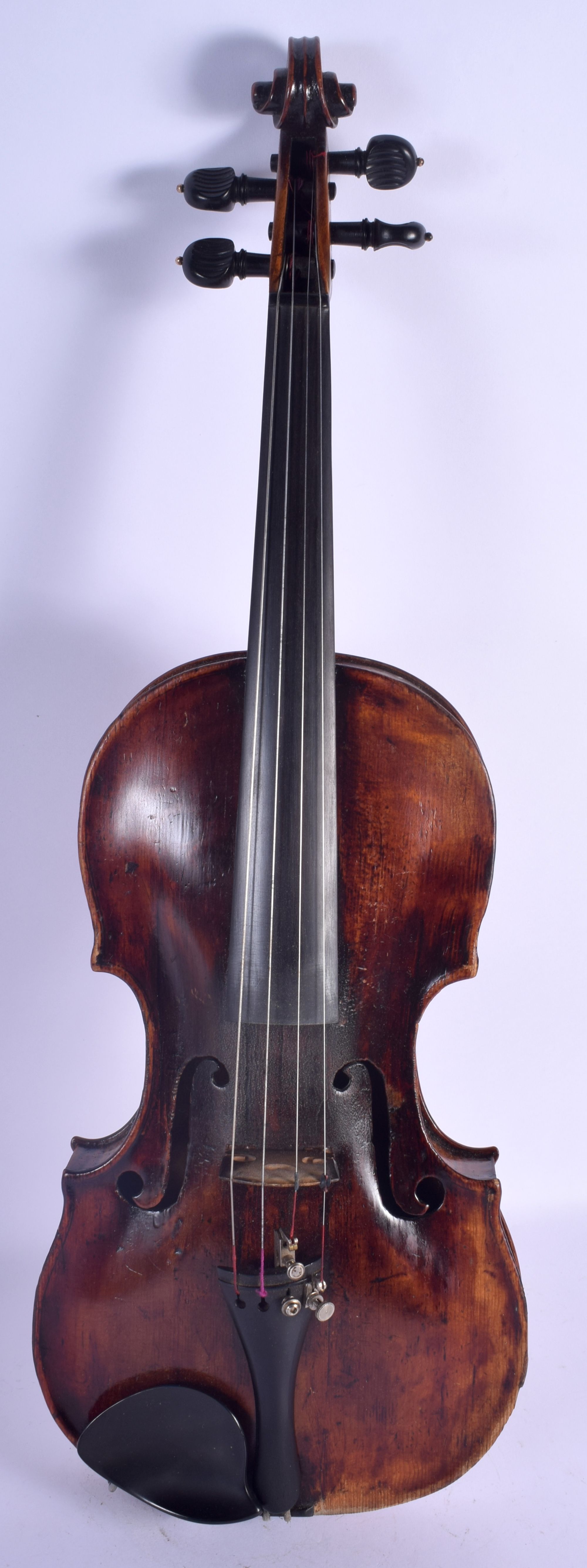 A CASED 18TH CENTURY SINGLE PIECE BACK VIOLIN by Charles & Samuel Thompson C1780, together with a go - Image 2 of 18