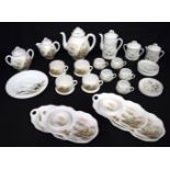 A collection of Japanese porcelain tea ware sets. (31)
