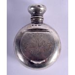 A VICTORIAN SILVER COMBINED SCENT AND SNUFF BOTTLE. Hallmark Birmingham 1889. 6.5cm x 4.5cm. Weight