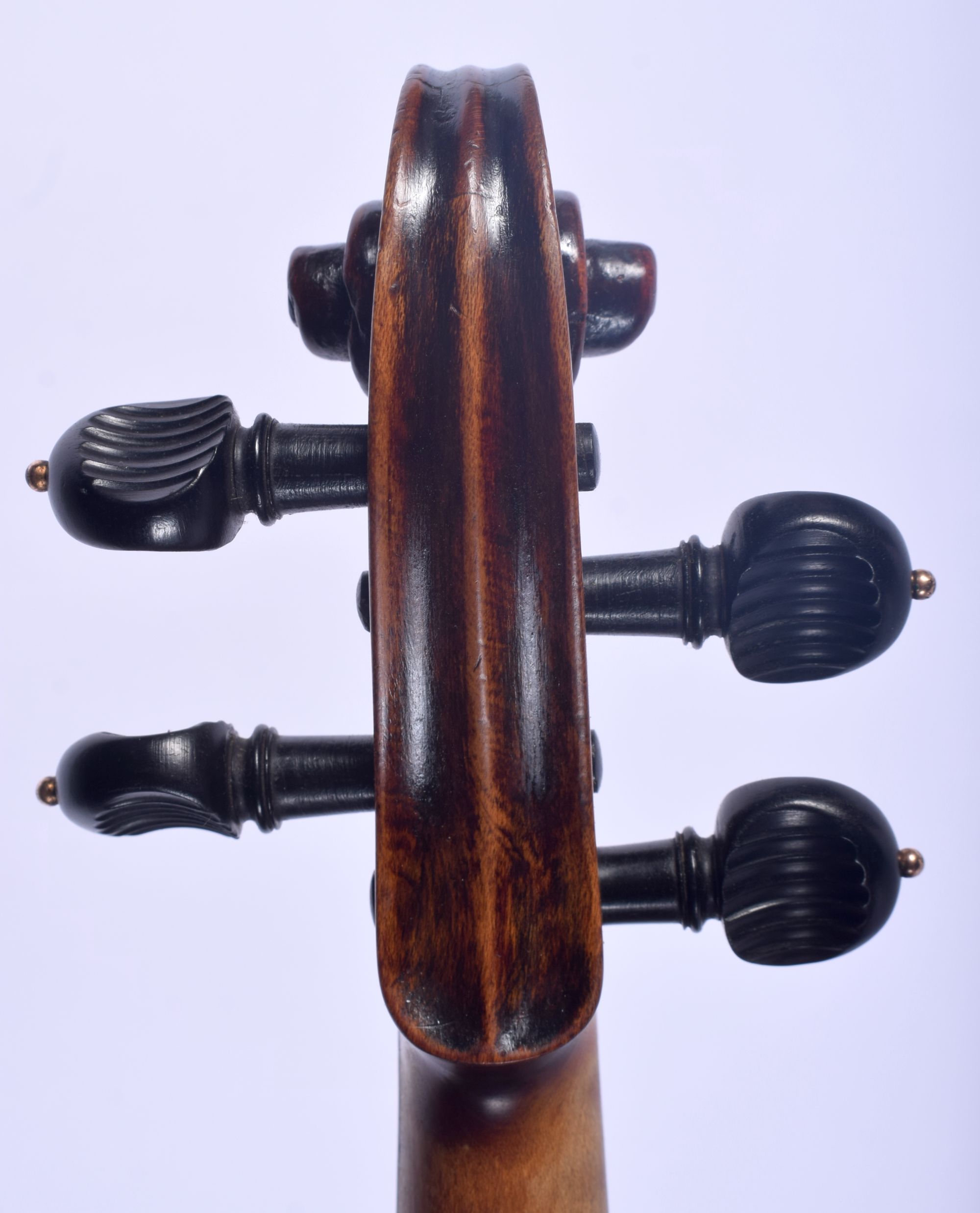 A CASED 18TH CENTURY SINGLE PIECE BACK VIOLIN by Charles & Samuel Thompson C1780, together with a go - Image 9 of 18