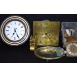 A collection of clocks and spares .(Qty)