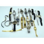 A collection of watches including Seiko 5 auto, Avia De lux etc, (21).
