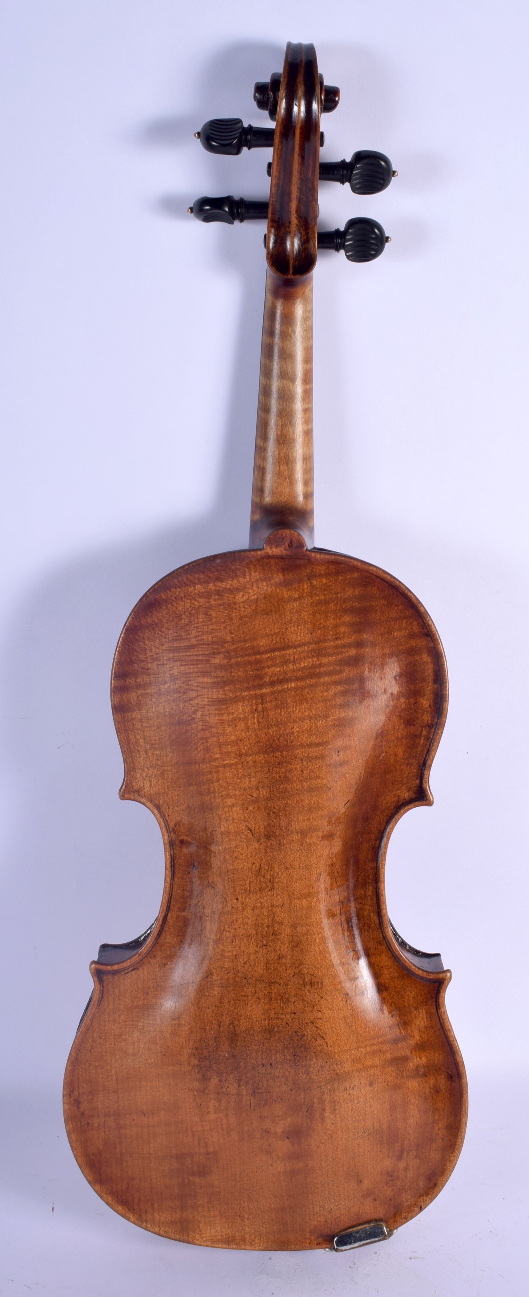 A CASED 18TH CENTURY SINGLE PIECE BACK VIOLIN by Charles & Samuel Thompson C1780, together with a go - Image 5 of 18