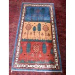 A Kalim rug 215 x 104cm.