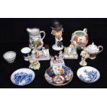 Miscellaneous collection of porcelain English, Continental, Oriental etc 21cm (15)