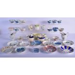 AN ACADEMIC 18TH CENTURY ENGLISH PORCELAIN COLLECTION including Derby, Worcester, Liverpool etc. (qt