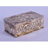 A JOSEPH LOSTER LTD SILVER BOX. Hallmark Birmingham 1969. 4.5cm x 2.8cm x 1.5cm, weight 24g