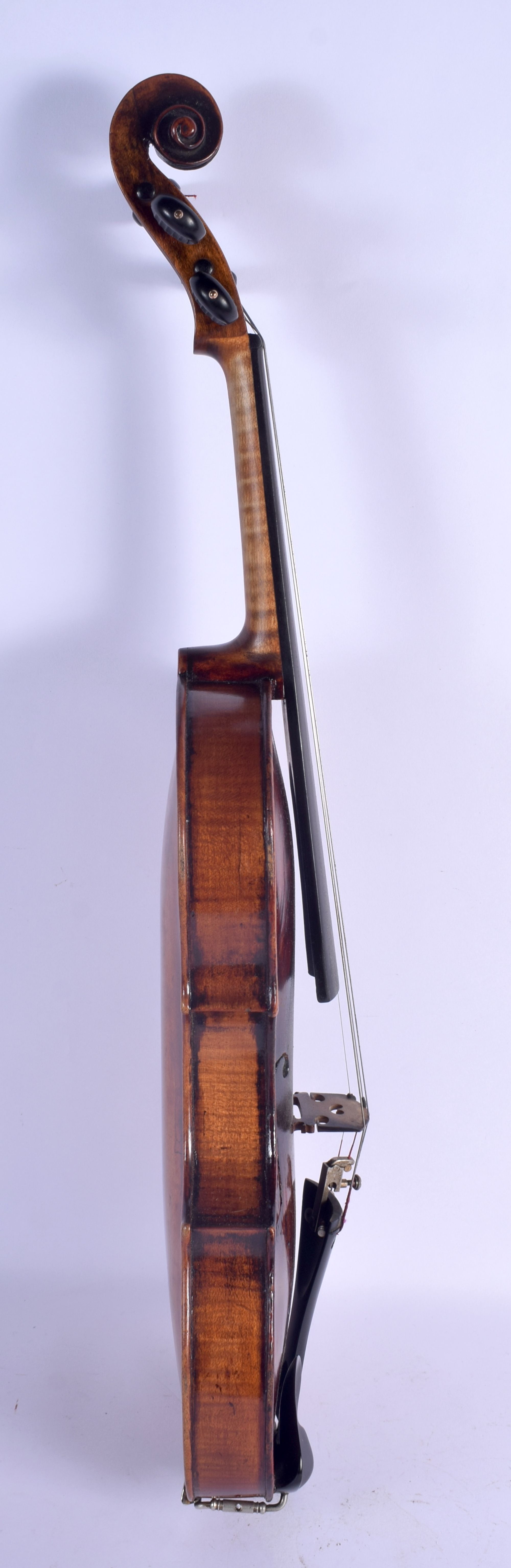 A CASED 18TH CENTURY SINGLE PIECE BACK VIOLIN by Charles & Samuel Thompson C1780, together with a go - Image 4 of 18