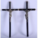 TWO VINTAGE CORPUS CHRISTI. 28 cm x 14 cm. (2)
