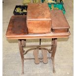 A 19th Century Howe Sewing machine on a stand 91 x 65 x 42cm.