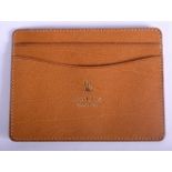 A ROLEX WALLET. 14cm x 10.5cm