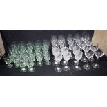 A huge quantity of glass ware (Qty).