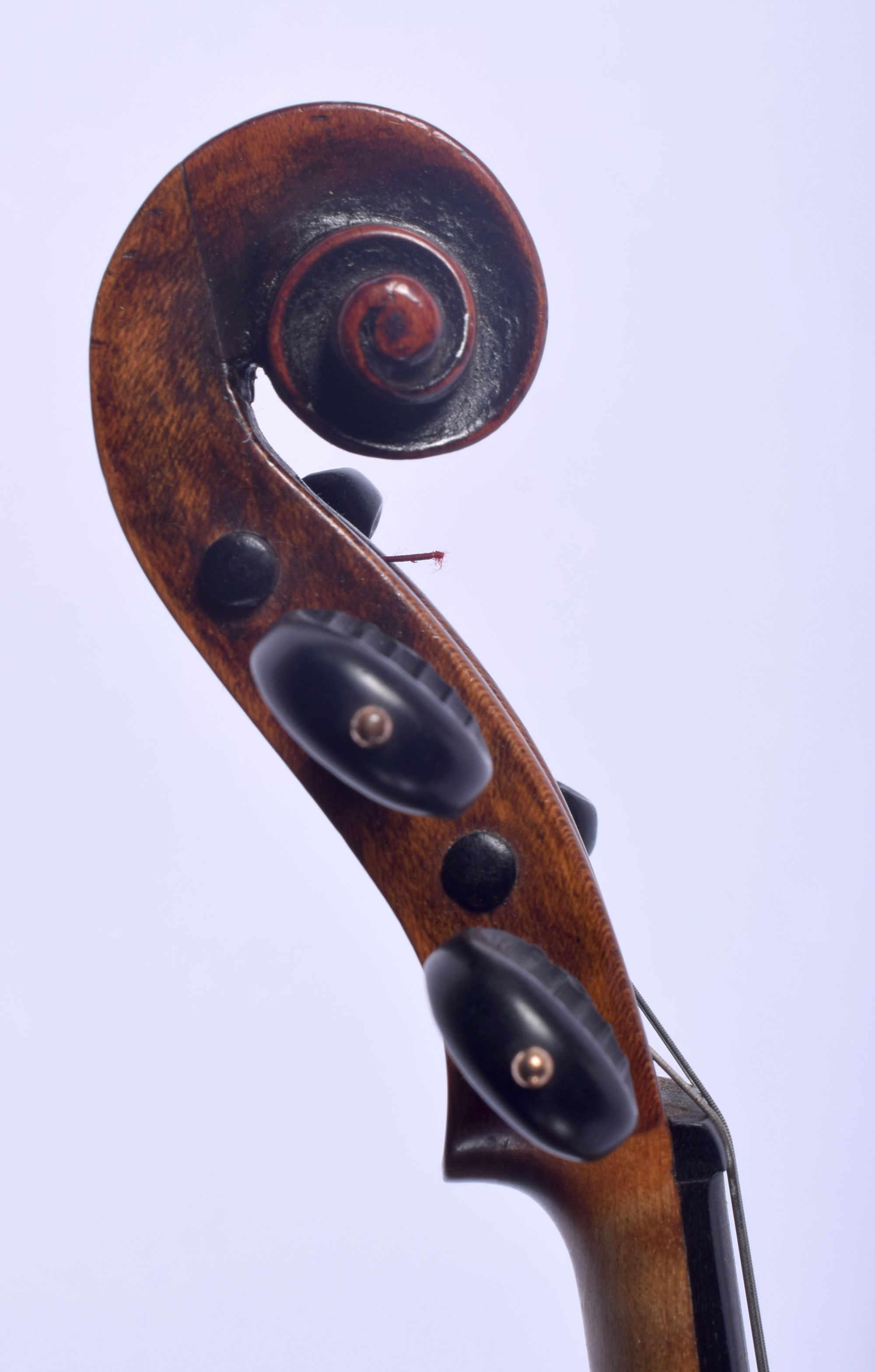 A CASED 18TH CENTURY SINGLE PIECE BACK VIOLIN by Charles & Samuel Thompson C1780, together with a go - Image 10 of 18