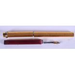 CARTIER VENDOME GOLD PLATED BALLPOINT PEN. Casing only (4)