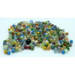 A collection of antique marbles (Qty).
