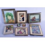 EIGHT ENGLISH SILVER PHOTOGRAPH FRAMES in various forms and sizes. Largest 24 cm x 19 cm. (8)