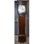 A Thomas Cass longcase clock 201 x 47 cm.